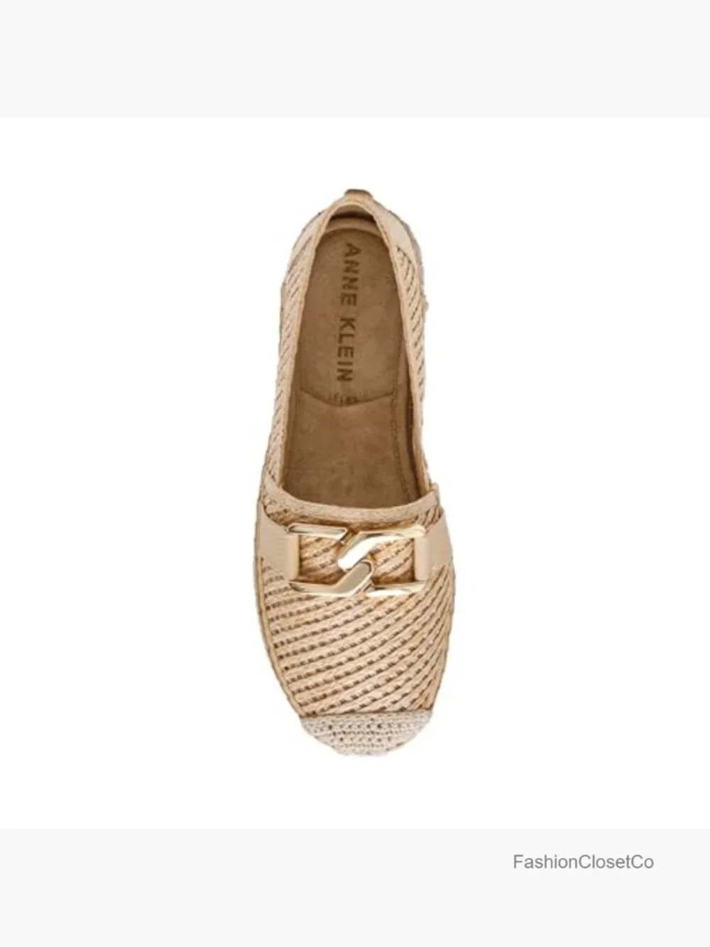 Women's Raffia Mesh Slip-On Loafers with Cushioned Insole